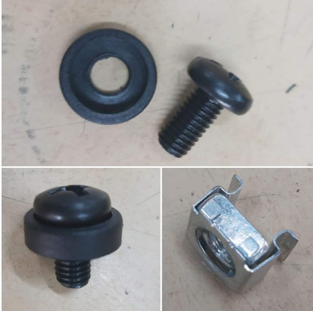 Massey Ferguson Kaput Civatası, Plastik Rondelesi ve Kare Somunu  Massey Ferguson Kaput Civatası, Plastik Rondelesi ve Kare Somunu
