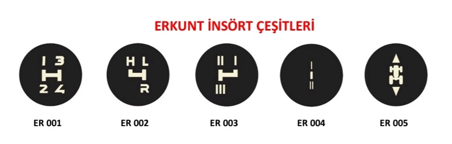 Erkunt İnsert Çeşitleri